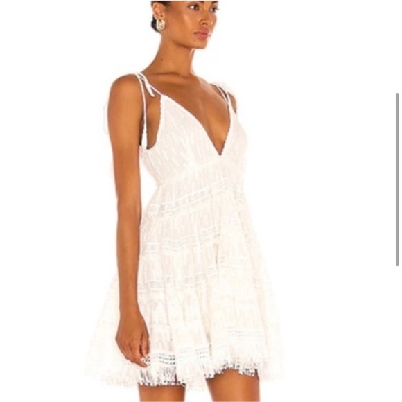 Rocco Sand White Lace Dress - Picture 3 of 7